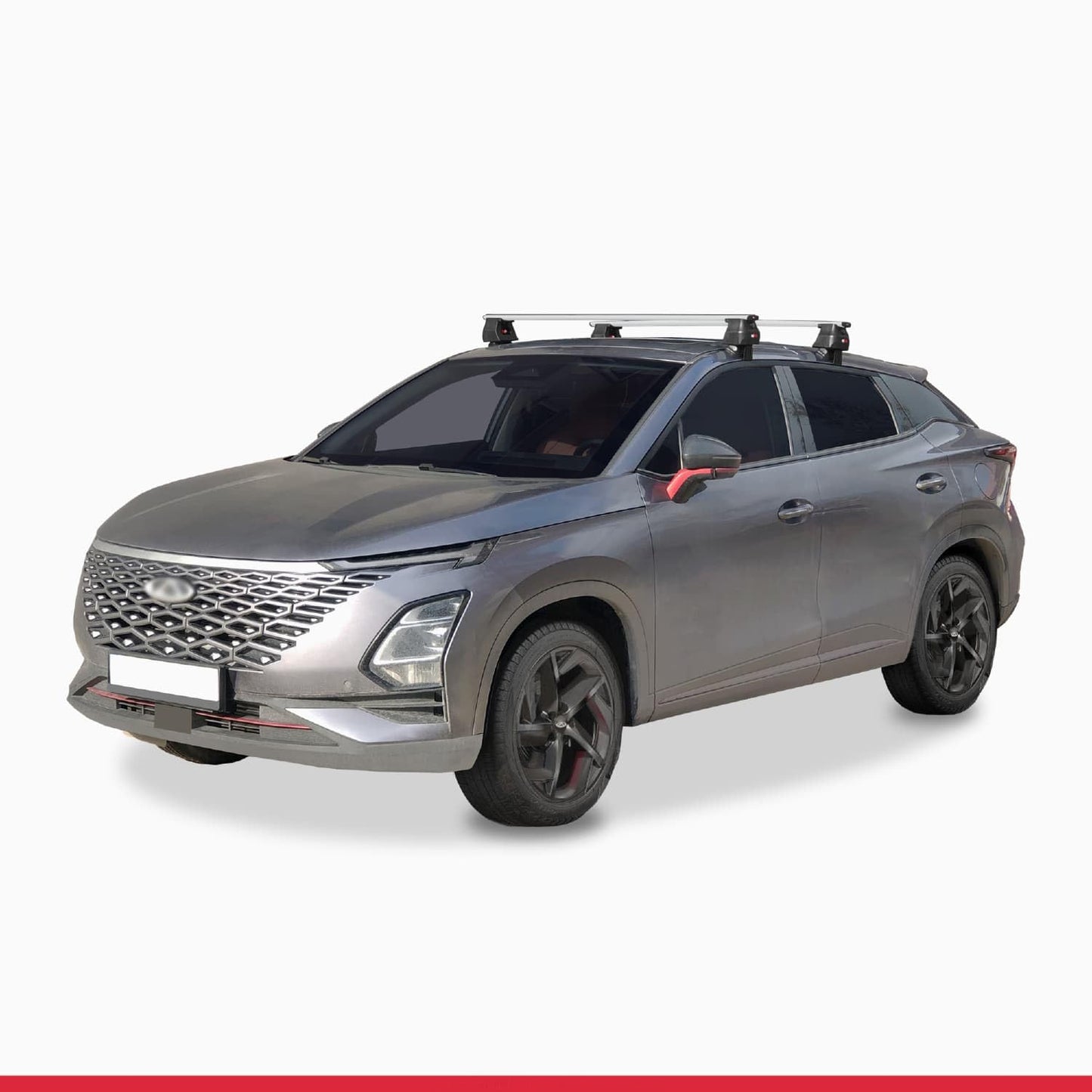 Compatible with Chery Omoda 5 2023-2025 ACE-4 Car Roof Rack Cross Bar Grey Aluminium 2 Bars