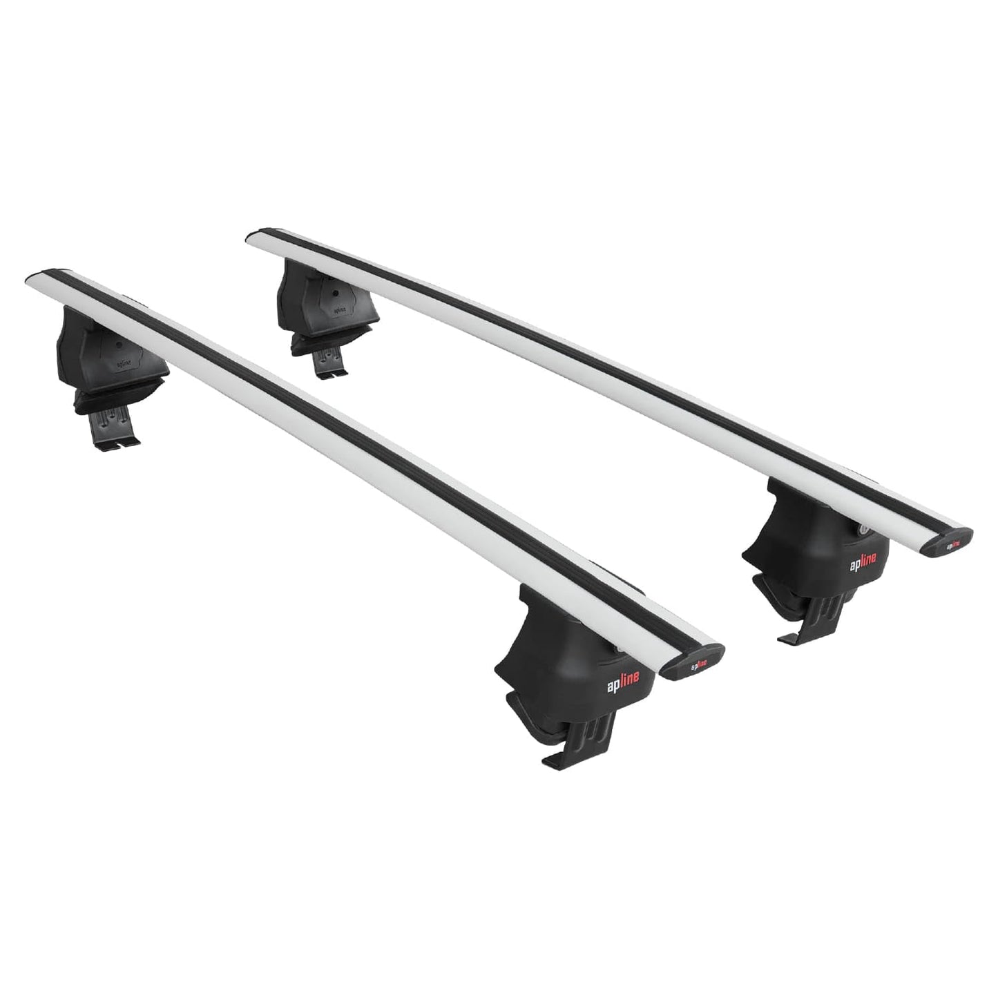 Compatible with Opel/Vauxhall Astra K 2016-2022 ACE-4 Car Roof Rack Cross Bar Grey Aluminium 2 Bars