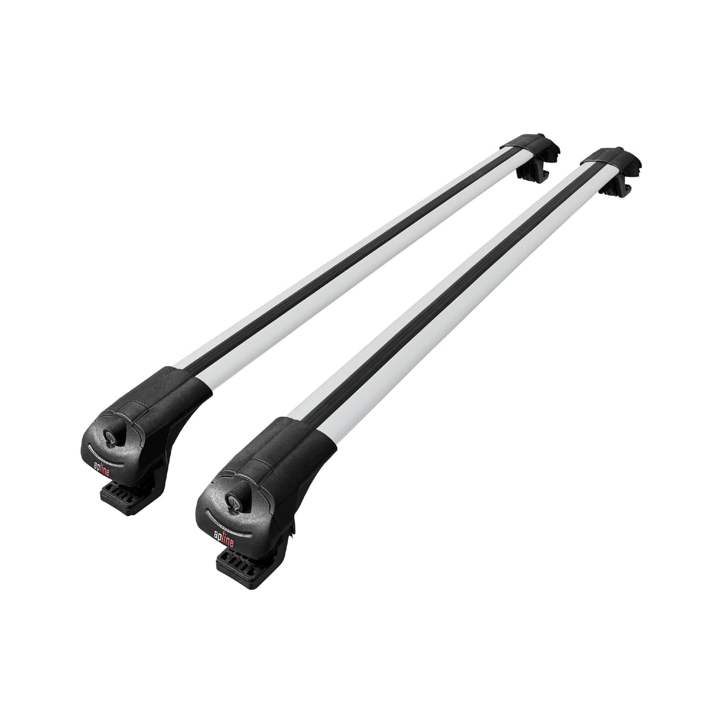 Compatible with Dacia Duster (HS) Post-Facelift 2014-2017 ACE-1 Car Roof Rack Cross Bar Grey Aluminium 2 Bars