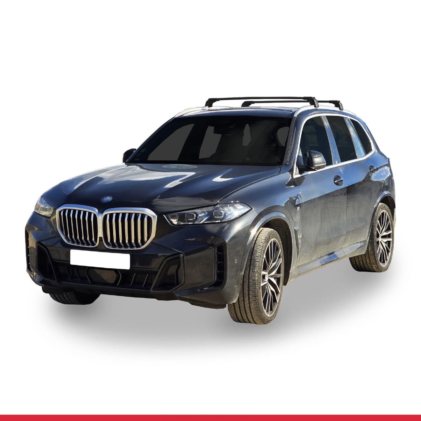 Compatible with BMW X5 (G05) 2019-2025 ACE-2 Car Roof Rack Cross Bar Black Aluminium 2 Bars