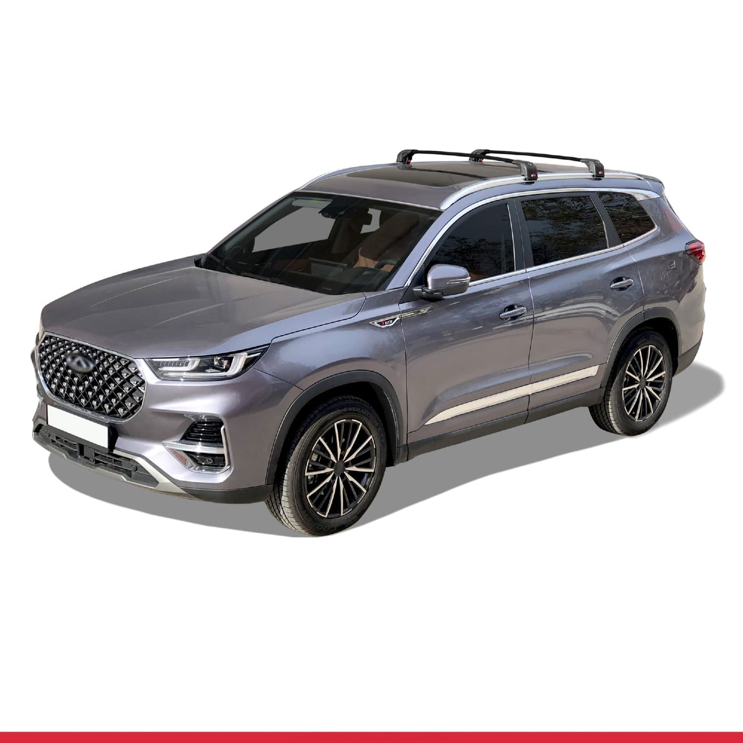 Compatible with Chery Tiggo 8 Pro 2020-2024 ACE-2 Car Roof Rack Cross Bar Black Aluminium 2 Bars