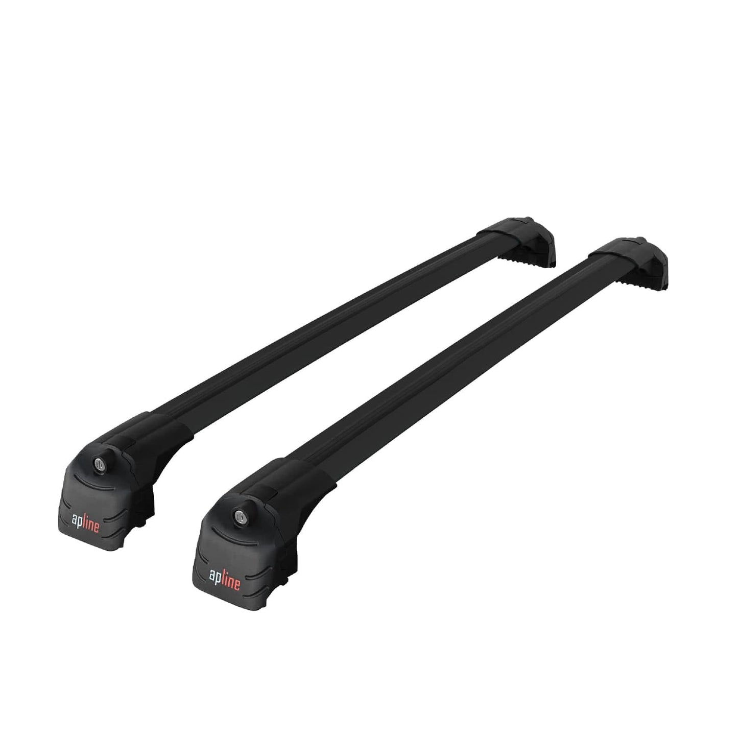 Compatible with Audi Q7 (4M) 2016-2025 ACE-2 Car Roof Rack Cross Bar Black Aluminium 2 Bars