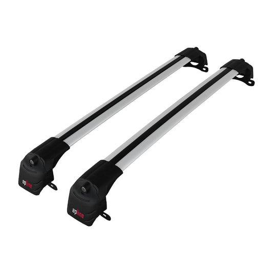 Compatible with Honda CR-V 4 2012-2016 ACE-2 Car Roof Rack Cross Bar Grey Aluminium 2 Bars