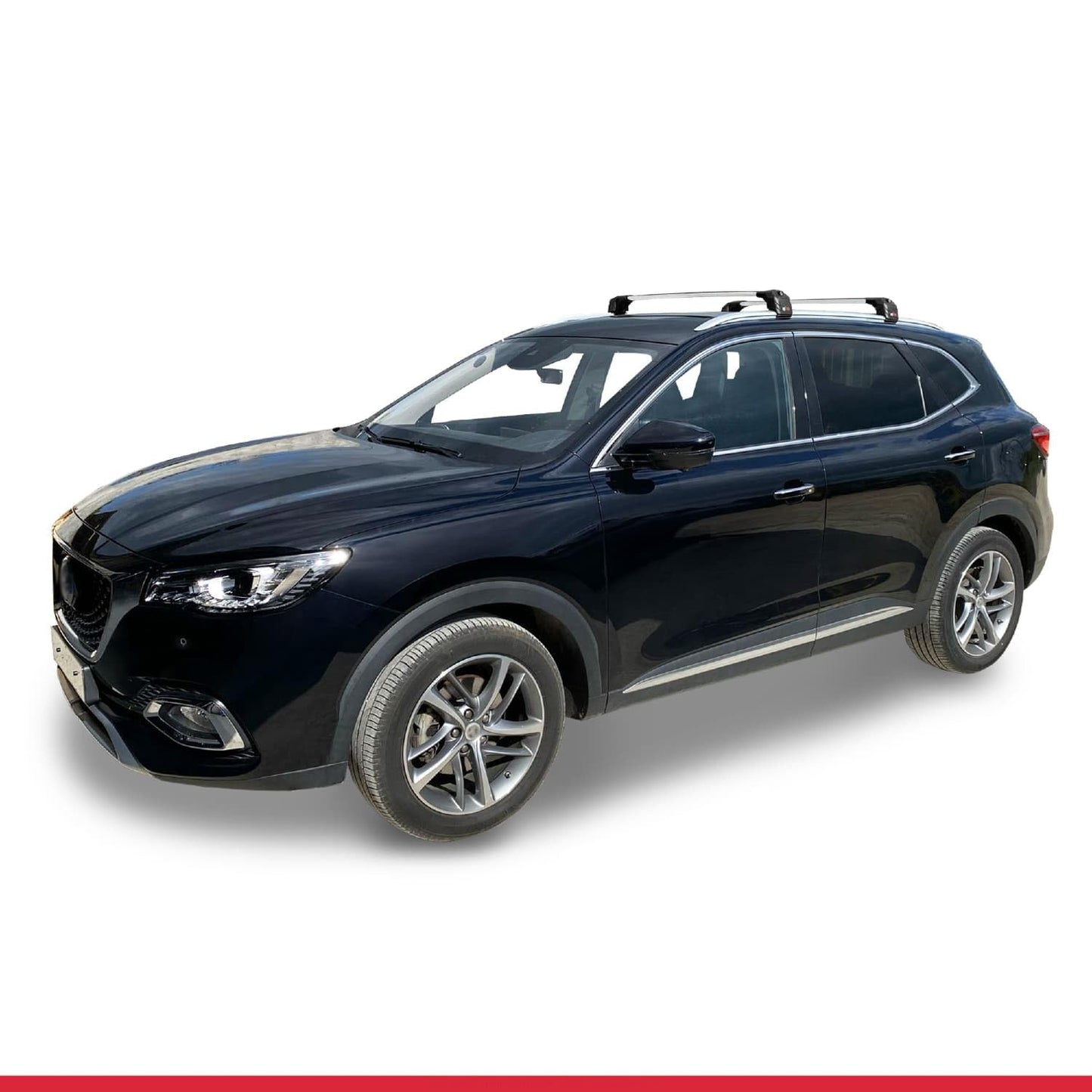 Compatible with MG HS (AS23) 2018-2024 ACE-2 Car Roof Rack Cross Bar Grey Aluminium 2 Bars