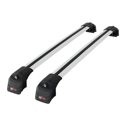 Compatible with Jeep Grand Cherokee 4 (WK2) 2011-2020 ACE-2 Model Car Roof Rack Cross Bar Gray Aluminium 2 Bars