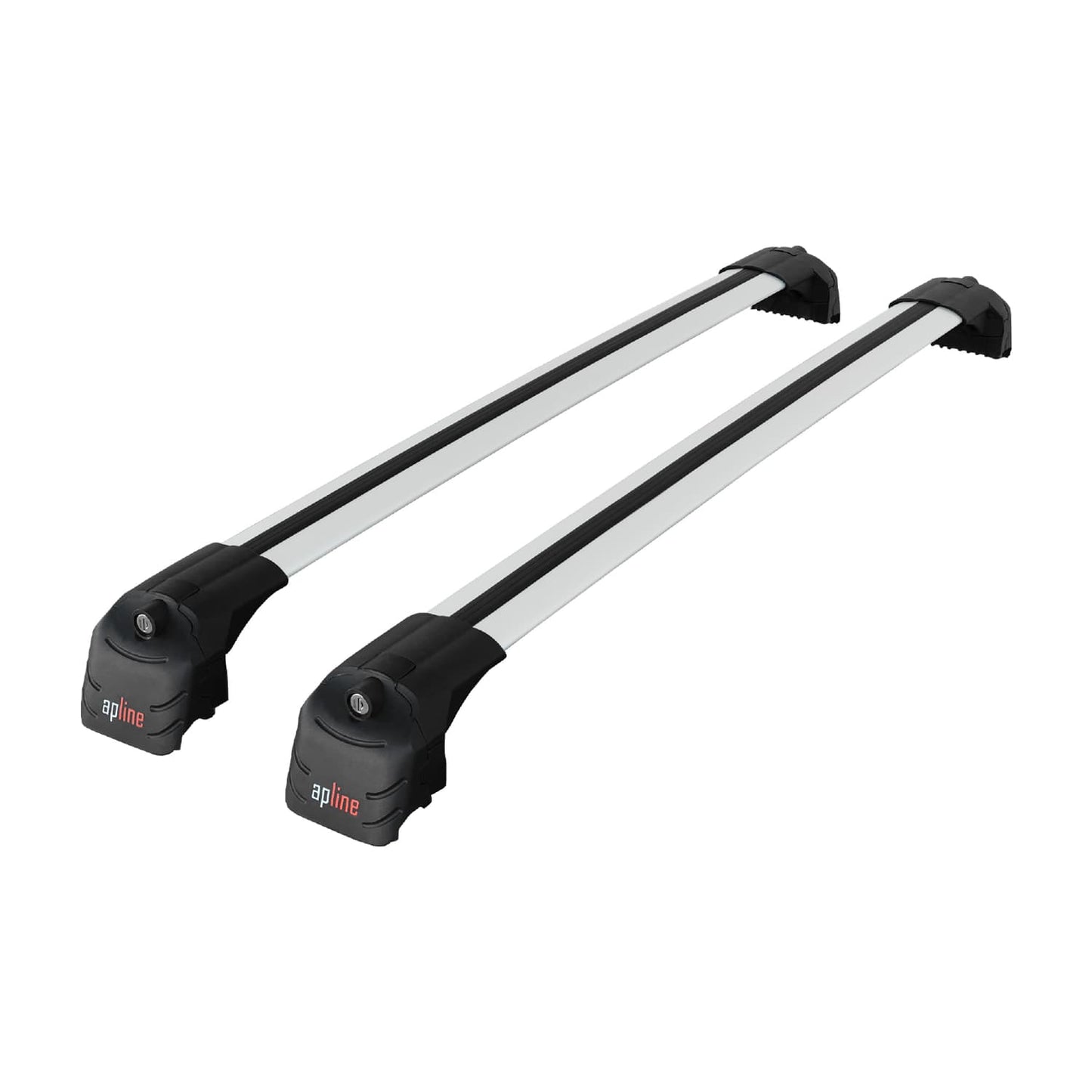 Compatible with Audi Q7 (4M) 2016-2025 ACE-2 Car Roof Rack Cross Bar Grey Aluminium 2 Bars