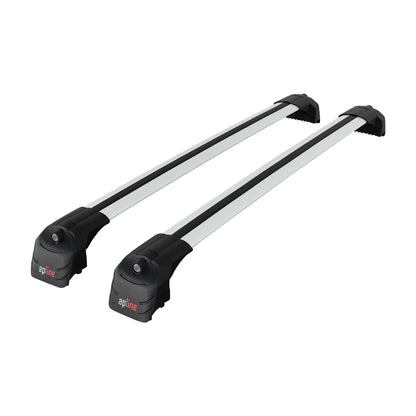 Compatible with Audi Q7 (4M) 2016-2025 ACE-2 Car Roof Rack Cross Bar Grey Aluminium 2 Bars