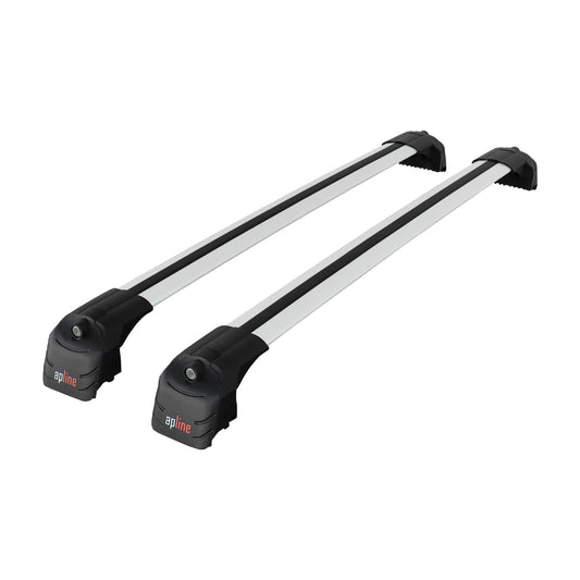 Compatible with Audi Q7 (4M) 2016-2025 ACE-2 Car Roof Rack Cross Bar Grey Aluminium 2 Bars