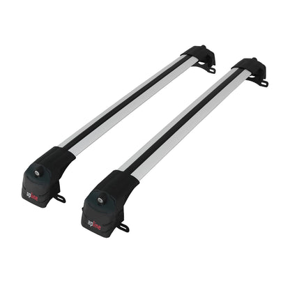 Compatible with Nissan Kicks (P15) 2018-2024 ACE-2 Model Car Roof Rack Cross Bar Gray Aluminium 2 Bars