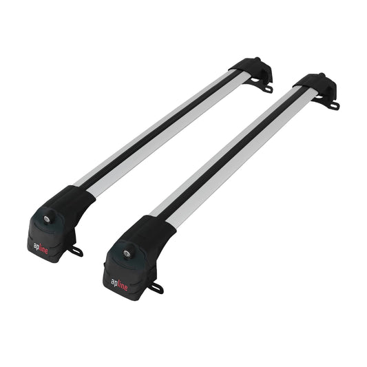 Compatible with Nissan Kicks 2018-2024 ACE-2 Car Roof Rack Cross Bar Grey Aluminium 2 Bars