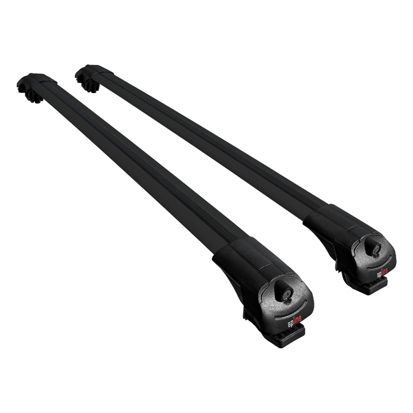 Compatible with Nissan NP300 (D23) 2015-2021 ACE-1 Car Roof Rack Cross Bar Black Aluminium 2 Bars