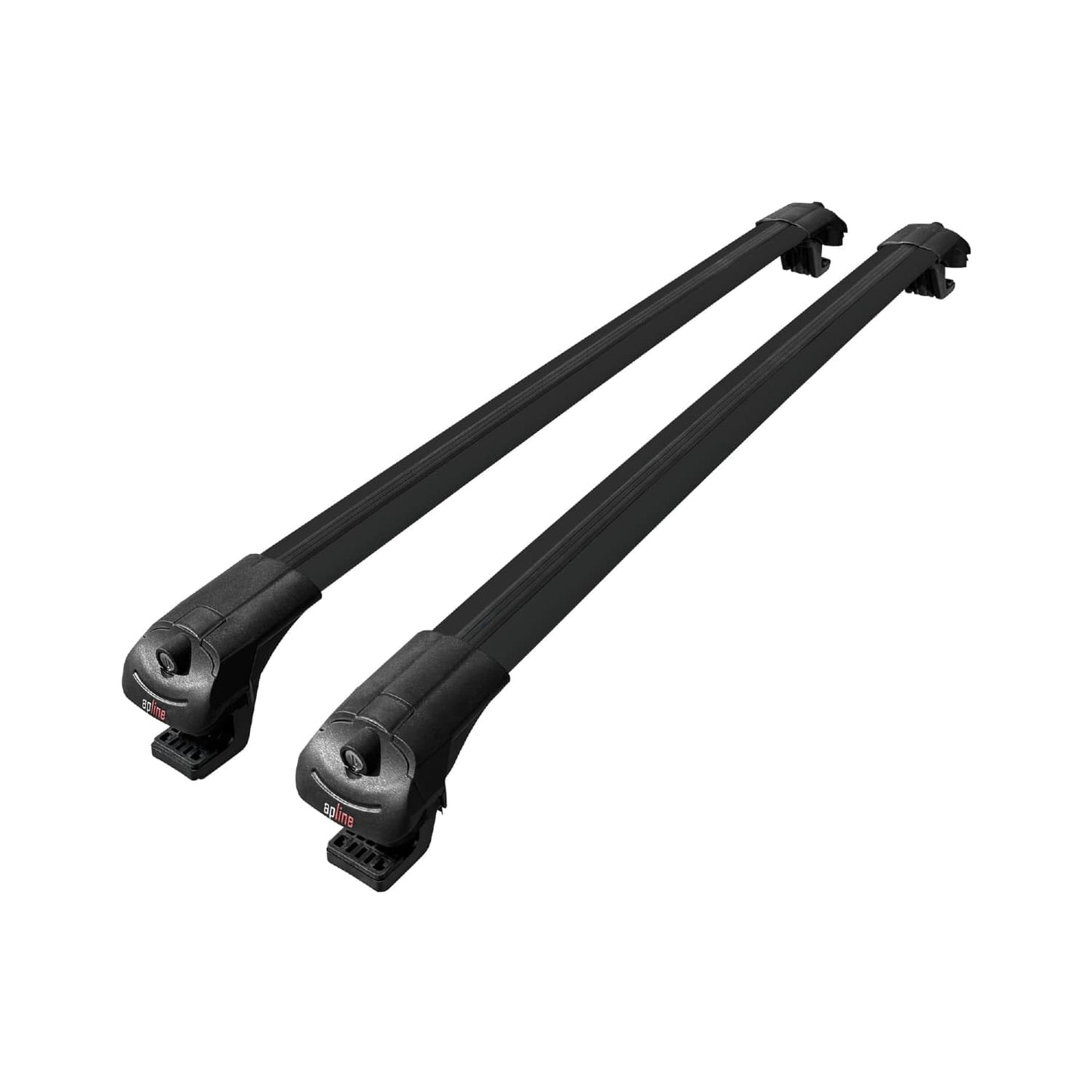 Compatible with Dacia Duster (HS) Post-Facelift 2014-2017 ACE-1 Car Roof Rack Cross Bar Black Aluminium 2 Bars