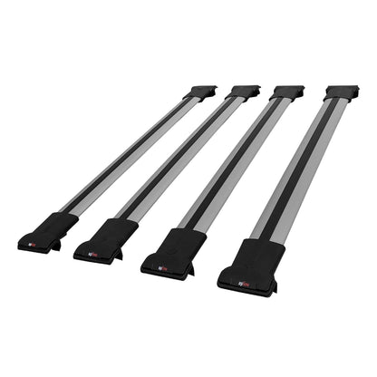 Compatible with Ford Transit/Tourneo Connect 2 2014-2021 Fly Model Car Roof Rack Cross Bar Grey Aluminium 4 Bars