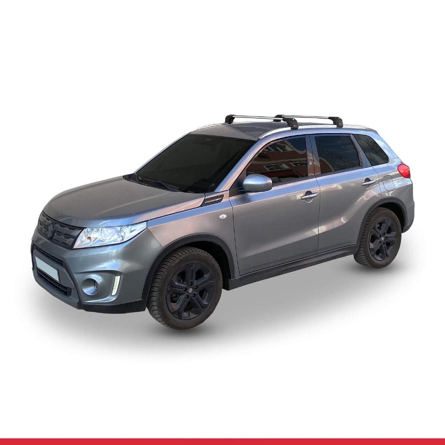 Compatible with Suzuki Vitara/Escudo (LY) 2015-2025 ACE-2 Car Roof Rack Cross Bar Grey Aluminium 2 Bars