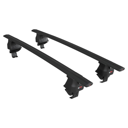 Compatible with Hyundai Kona Electric 2018-2022 ACE-4 Car Roof Rack Cross Bar Black Aluminium 2 Bars