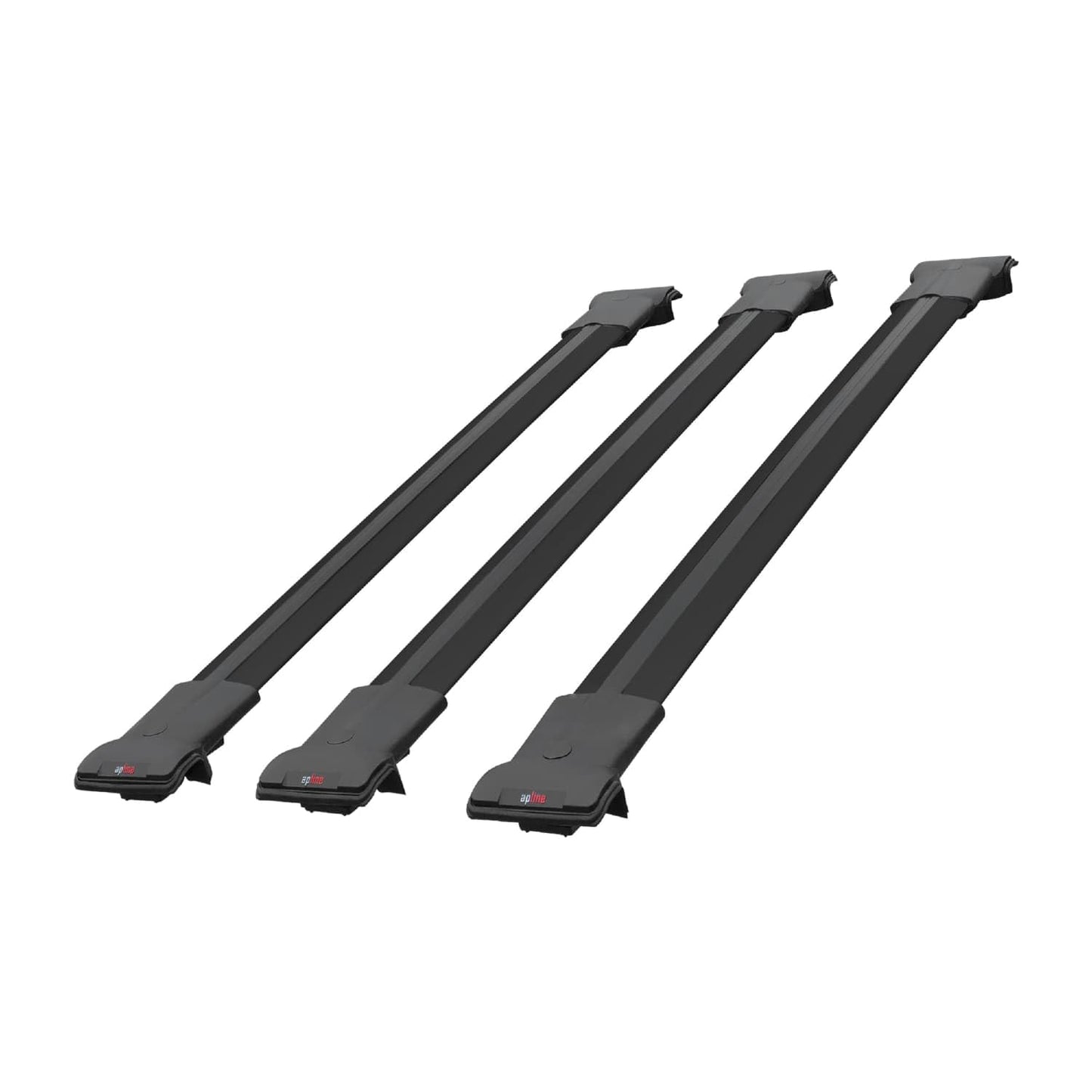 Compatible with GMC Terrain 2010-2017 Fly Model Car Roof Rack Cross Bar Black Aluminium 3 Bars