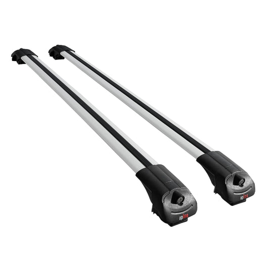 Compatible with Pontiac Vibe 2003-2008 ACE-1 Car Roof Rack Cross Bar Grey Aluminium 2 Bars