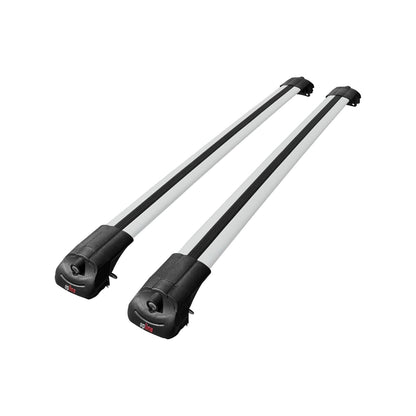 Compatible with Skoda Yeti 2009-2017 ACE-1 Car Roof Rack Cross Bar Grey Aluminium 2 Bars
