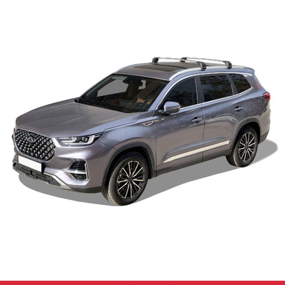 Compatible with Chery Tiggo 8 Pro 2020-2024 ACE-2 Car Roof Rack Cross Bar Grey Aluminium 2 Bars