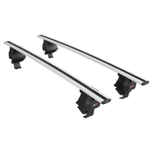 Compatible with Honda Civic 9 (FB) Sedan 2012-2015 ACE-4 Car Roof Rack Cross Bar Grey Aluminium 2 Bars
