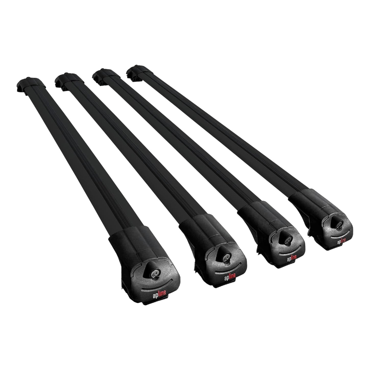 Compatible with Mercedes Vito 2 (W639) Pre-Facelift 2003-2010 ACE-1 Car Roof Rack Cross Bar Black Aluminium 4 Bars