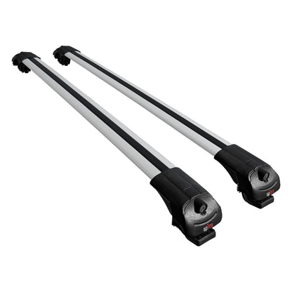 Compatible with Mercedes GL Class (X164) 2006-2012 ACE-1 Car Roof Rack Cross Bar Grey Aluminium 2 Bars