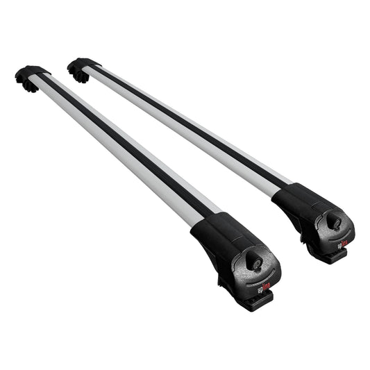 Compatible with Mercedes GL Class (X164) 2006-2012 ACE-1 Car Roof Rack Cross Bar Grey Aluminium 2 Bars