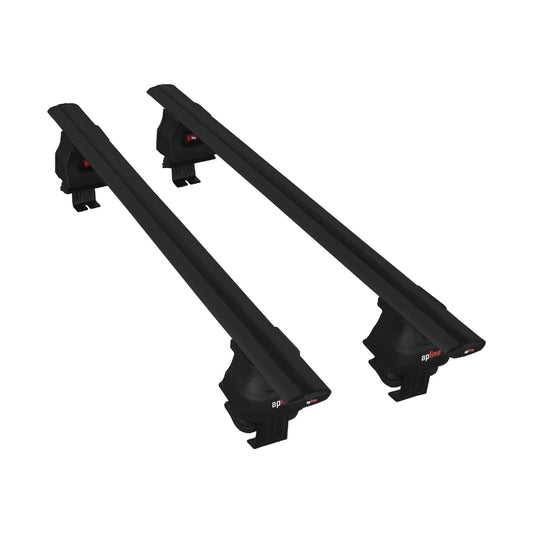 Compatible with Kia Sportage (QL) 2016-2021 ACE-4 Car Roof Rack Cross Bar Black Aluminium 2 Bars