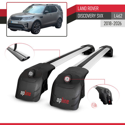 Compatible with Land Rover Discovery SVX (L462) 2018-2026 ACE-2 Model Car Roof Rack Cross Bar Gray Aluminium 2 Bars