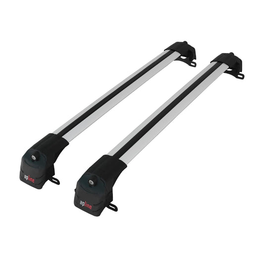 Compatible with Chevrolet Tahoe 4 2015-2020 ACE-2 Car Roof Rack Cross Bar Grey Aluminium 2 Bars