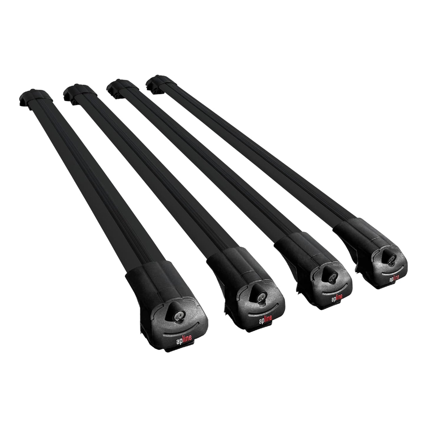 Compatible with Chevrolet Venture 1997-2004 ACE-1 Car Roof Rack Cross Bar Black Aluminium 4 Bars