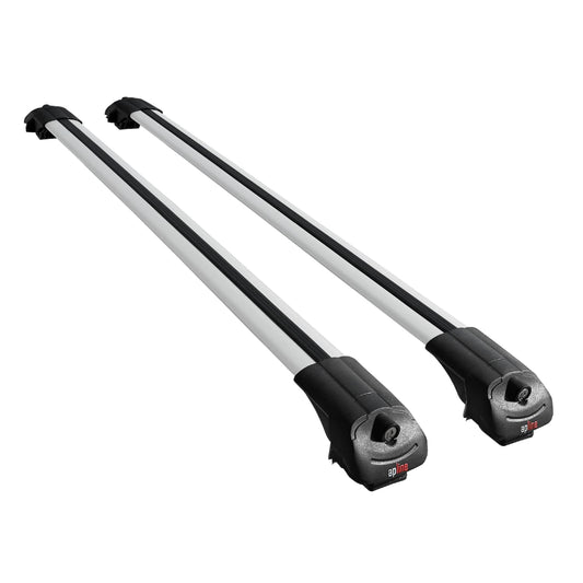 Compatible with Seat Ateca (KH7) 2016-2025 ACE-1 Car Roof Rack Cross Bar Grey Aluminium 2 Bars