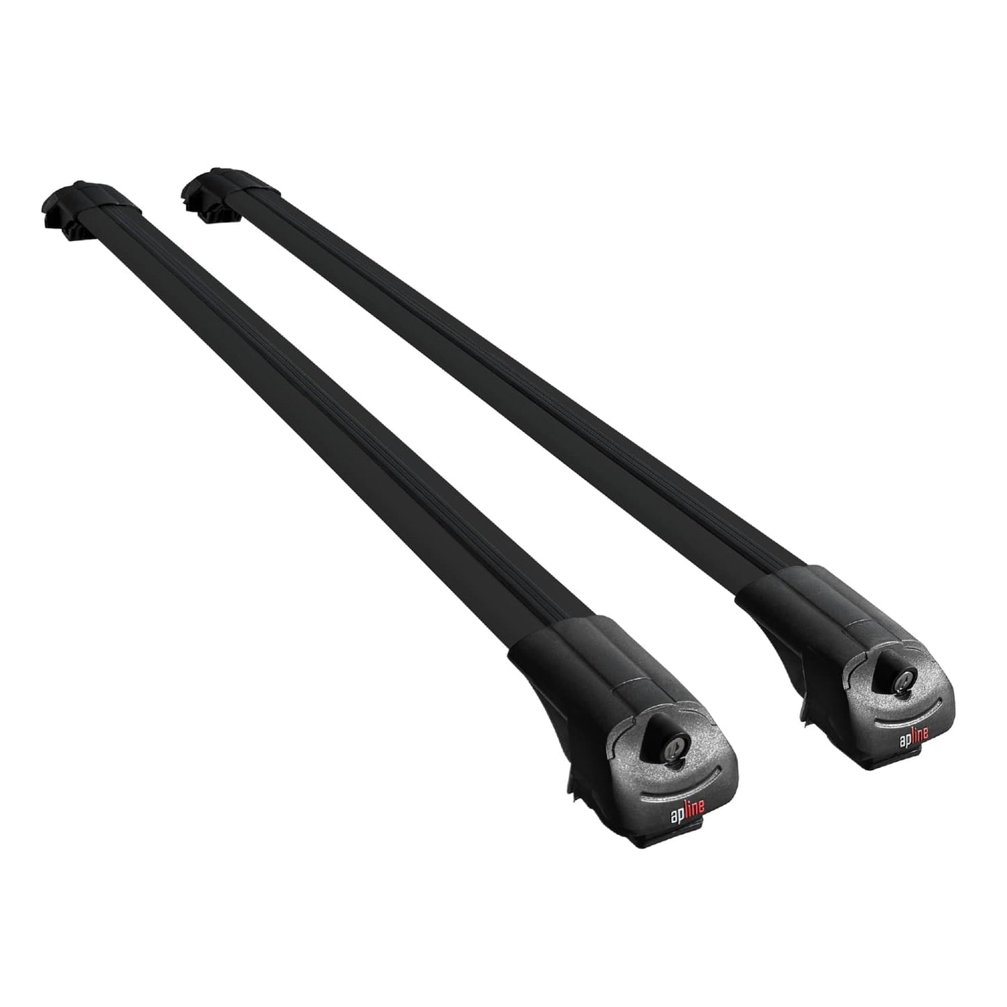 Compatible with Toyota Land Cruiser Prado (J125) 2003-2009 ACE-1 Model Roof Rack Black 2 Aluminium Bars