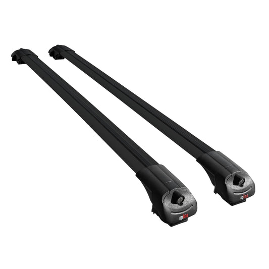 Compatible with Citroen C5 Aircross 2018-2025 ACE-1 Car Roof Rack Cross Bar Black Aluminium 2 Bars