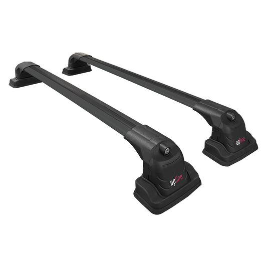 Compatible with Peugeot Expert Traveller 2017-2025 ACE-3 Car Roof Rack Cross Bar Black Aluminium 2 Bars