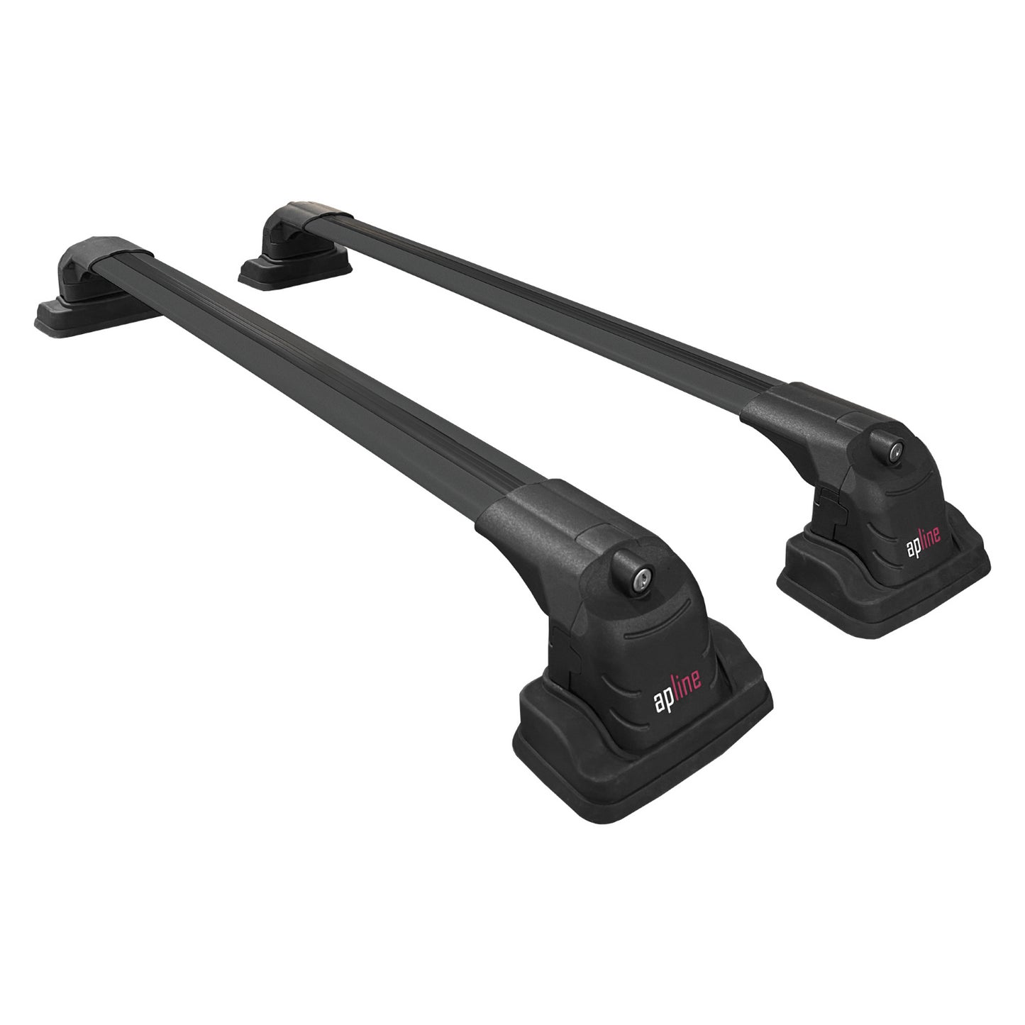 Compatible with Peugeot Expert VAN 2017-2025 ACE-3 Car Roof Rack Cross Bar Black Aluminium 2 Bars