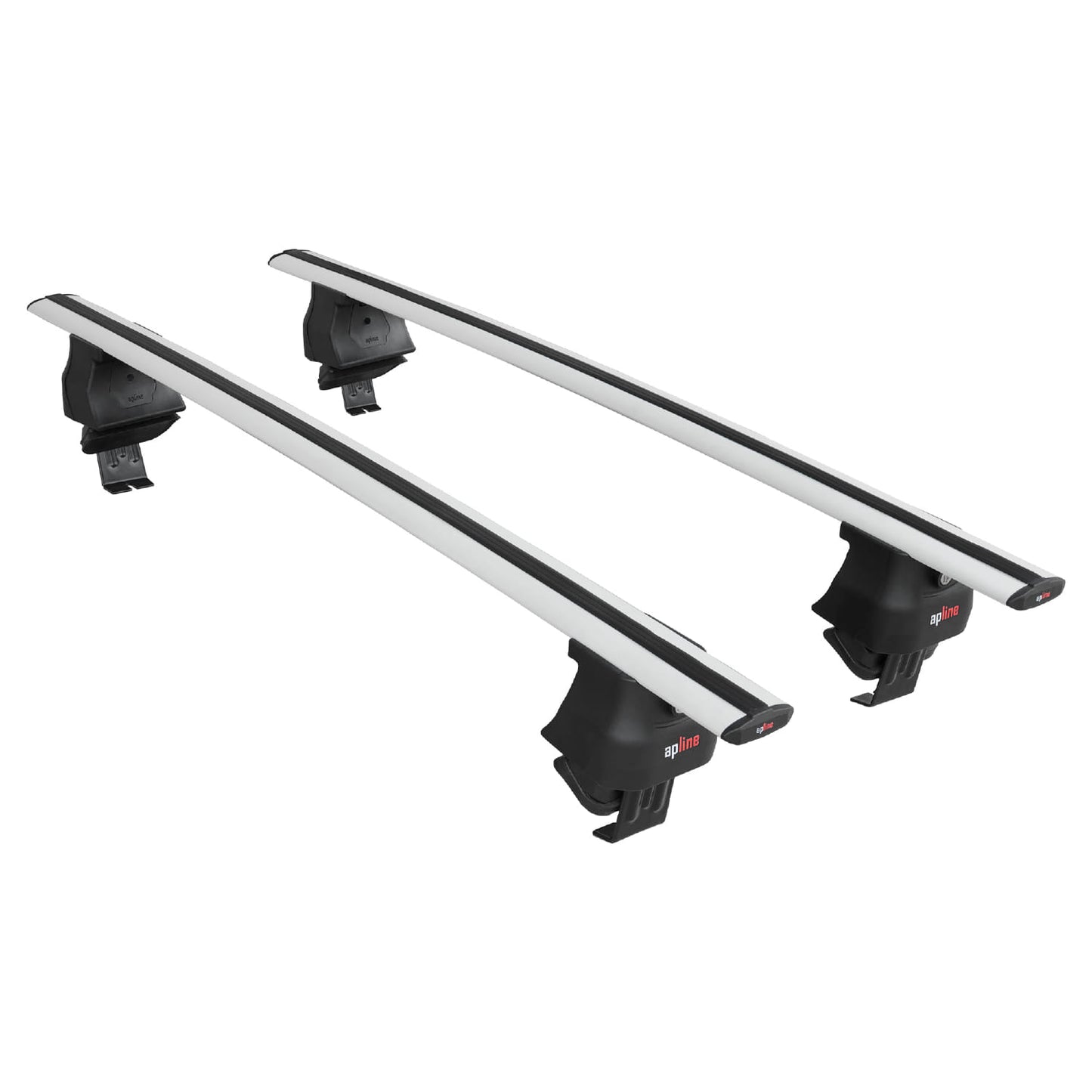 Compatible with Renault Laguna 2 (X74) 2001-2007 ACE-4 Car Roof Rack Cross Bar Black Aluminium 2 Bars