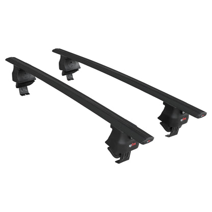 Compatible with Fiat Egea Sedan 2015-2025 ACE-4 Car Roof Rack Cross Bar Black Aluminium 2 Bars