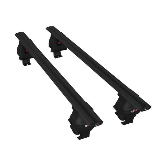Compatible with Opel Zafira Tourer C 2011-2019 ACE-4 Car Roof Rack Cross Bar Black Aluminium 2 Bars