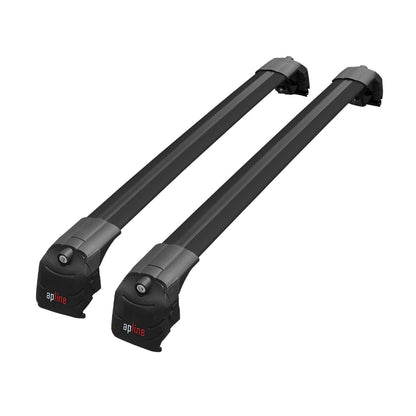 Compatible with Mitsubishi Eclipse Cross (GK) 2018-2025 ACE-2 Car Roof Rack Cross Bar Black Aluminium 2 Bars
