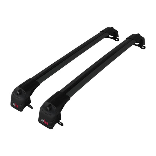 Compatible with Honda CR-V 4 2012-2016 ACE-2 Car Roof Rack Cross Bar Black Aluminium 2 Bars