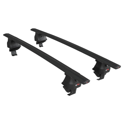 Compatible with Acura ILX (DE1/2/3) 2012-2022 ACE-4 Car Roof Rack Cross Bar Black Aluminium 2 Bars