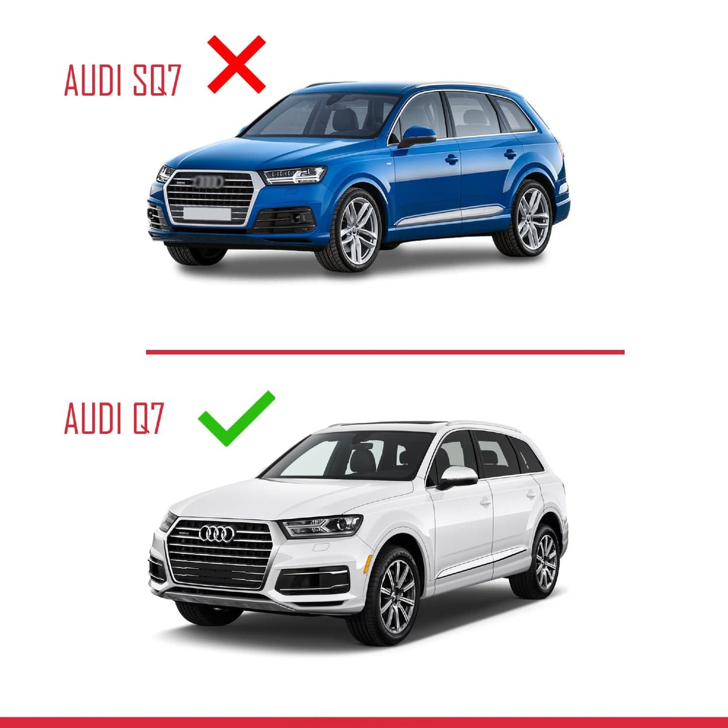 Compatible with Audi Q7 (4M) 2016-2025 ACE-2 Car Roof Rack Cross Bar Grey Aluminium 2 Bars