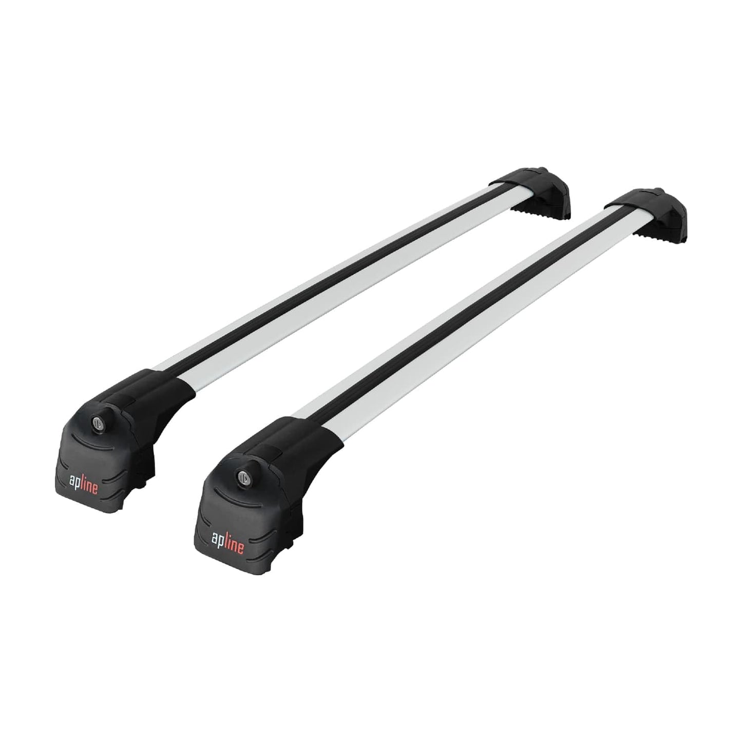 Compatible with Audi Q7 (4M) 2016-2025 ACE-2 Car Roof Rack Cross Bar Grey Aluminium 2 Bars