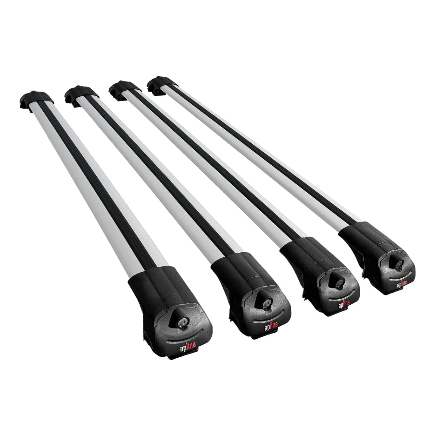 Compatible with Toyota Sequoia 2008-2022 ACE-1 Car Roof Rack Cross Bar Grey Aluminium 4 Bars