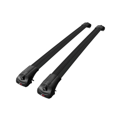 Compatible with Skoda Yeti 2009-2017 ACE-1 Car Roof Rack Cross Bar Black Aluminium 2 Bars