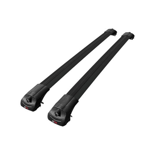 Compatible with Skoda Yeti 2009-2017 ACE-1 Car Roof Rack Cross Bar Black Aluminium 2 Bars