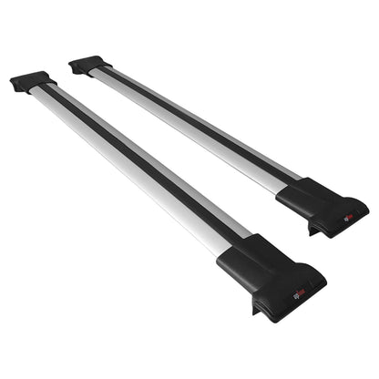 Compatible with Opel Zafira Life 2019-2025 FLY Model Car Roof Rack Cross Bar Grey Aluminium 2 Bars
