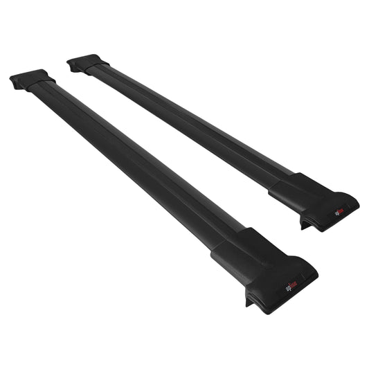 Compatible with Ford Transit/Tourneo Custom 2012-2023 FLY Model Car Roof Rack Cross Bar Black Aluminium 2 Bars